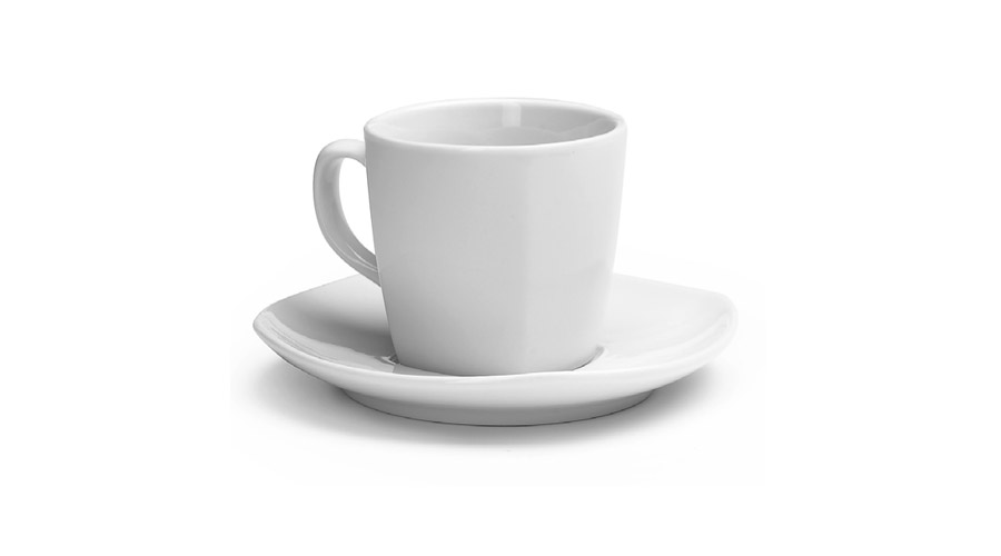 浓缩咖啡杯带茶碟