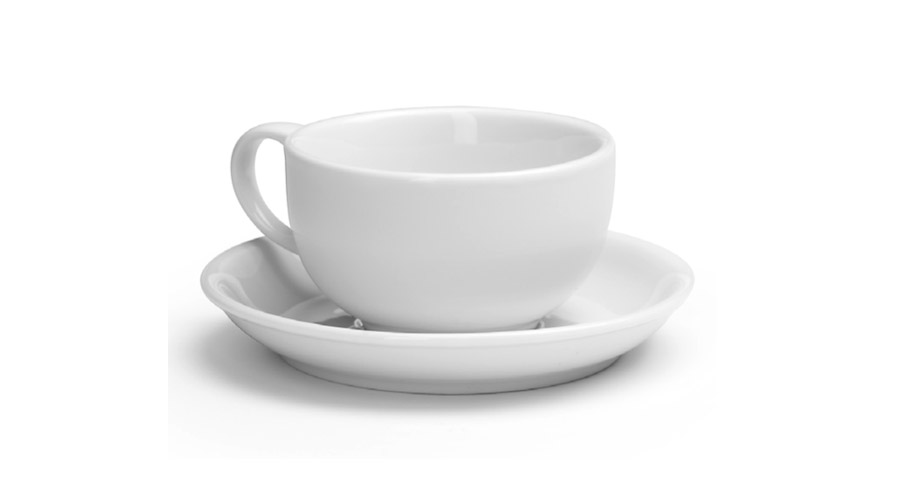 浓缩咖啡杯带茶碟